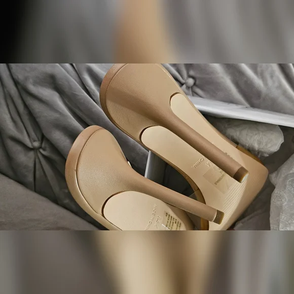 New Steve Madden Feisty Nude Size 9.5 - Picture 4 of 6